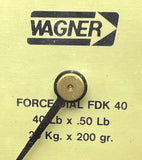 Wagner FDK 40 Force Dial Push / Pull Force Gage W/ Case