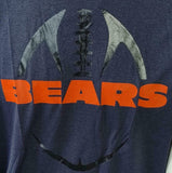 Nike Men's Chicago Bears NFL Football Navy Short Sleeve Shirt Size Large