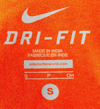 Nike Dri-Fit Men's Denver Broncos Just Do It Orange Short Sleeve Shirt Size S