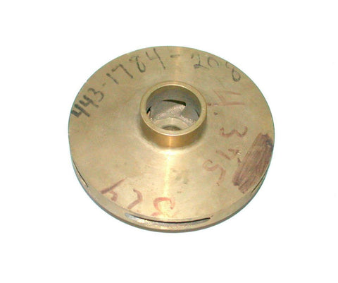 Generic Brass Pump Motor Impeller 4-3/8" Diameter