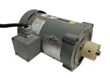 Boston Gear FUTF-B Electric Motor 1/2 HP 1725 RPM 56C 208-230/460V 3 Phase