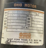 Ohio Motor  D-481553X7925  DC Pump Motor 24/36 VDC