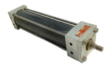 Schrader Pneumatic Hydraulic Cylinder 2 1/2" Bore 9" Stroke 250 PSI Air 750 PSI