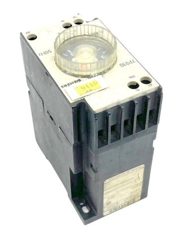 Siemens 7PR1040-7AM00 Time Delay Relay 2A 220V 50HZ 0-20 Seconds ...