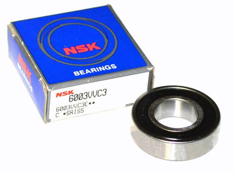 NSK 6003VVC3 Sealed Ball Bearing 17 MM X 35 MM X 10 MM (50 Available)