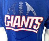 Nike Dri-Fit Men's New York Giants NFL Football Blue Short Sleeve Shirt