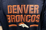 Nike Dri Fit Men's Denver Broncos Chiseled Navy Short Sleeve Shirt NFL T-Shirt