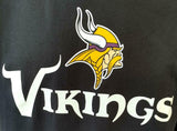 Nike NFL Team Apparel Men's Minnesota Viking Black Short Sleeve Shirt Size Large