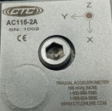 CTC AC115-2A Triaxial Accelerometer 100mV/g W/ Cable