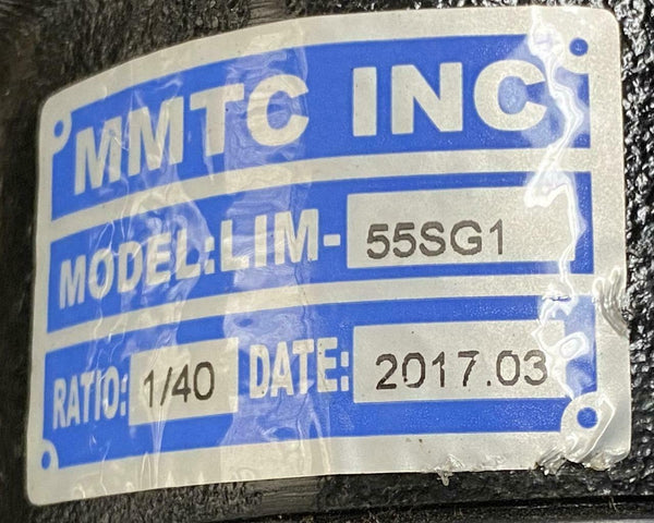 MMTC Inc LIM-55SG1 Speed Reducer 1/40 Ratio | Surplus Select