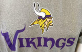 Nike Dri-Fit Men's Minnesota Vikings Gray Short Sleeve Shirt Size Medium