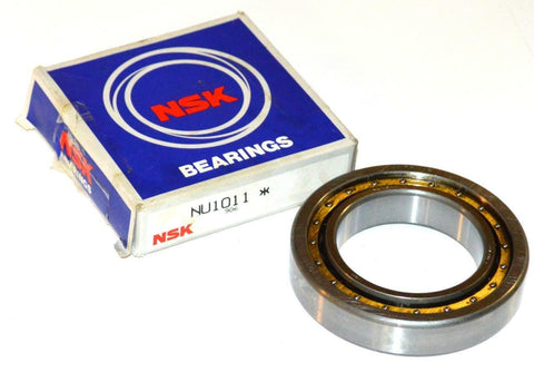 NEW NSK NU1011 CYLINDRICAL ROLLER BEARING 55 MM X 90 MM X 18 MM