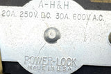 A-H&H Power-Lock Female Electrical Receptacle 20A 250VDC 30A 600VAC