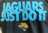 Nike Men's Jacksonville Jaguars Just Do It NFL Football Black Shirt Size Large