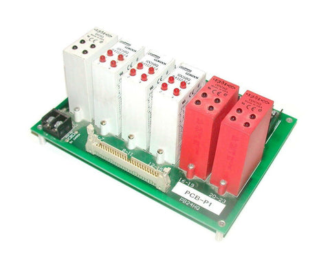 OPTO 22   PB24HQ  RELAY CIRCUIT BOARD W/INPUT AND OUTPUT RELAYS