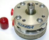 Up to 2 New Bimba Pancake 1/4" Double End Air Cylinder FOD-04-0.25