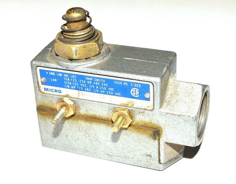 MICRO SWITCH BZE6-2RQ2 LIMIT SWITCH