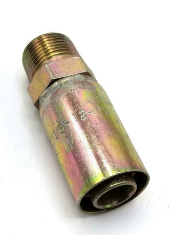 Parker 10155-12-12 Hydraulic Hose Fitting 3/4" X 3/4"