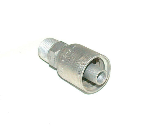 NEW PARKER 10143-8-8  SYRAIGHT HYDRAULIC HOSE FITTING