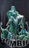 Anvil Men's Rob Zombie 100% Zombie Loving Graphic Black Shirt Size Large