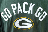 Nike Dri-Fit Men's New Green Bay Packers Go Pack Go NFL Green Shirt Size Large