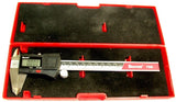 Starrett 6"/150mm Electronic .0005"/0.01mm Vernier Calipers w/Case EC799A-6/150