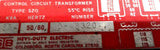 Hevi-Duty Electric D-48320 Transformer .85KVA 50/60HZ