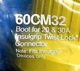 Hubbell 60CM32 Boot for 20 & 30A Insulgrip Twist-Lock Connector