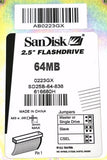 SanDisk SD25B-64-838 2.5" FlashDrive 64 MB