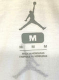 Nike Jordan Men's Now Serving All J's White Short Sleeve Shirt Size Medium