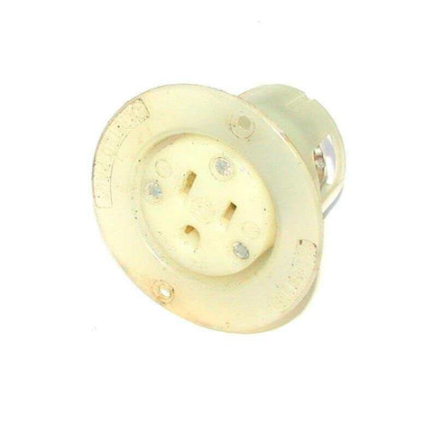 HUBBELL    HBL5279C   FLANGED RECEPTACLE 15 AMP 125 VAC