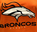 Nike Dri Fit Women's Denver Broncos Orange Short Sleeve Shirt NFL V-Neck T-Shirt