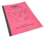 DoALL C-916S Metal-Cutting Power Band Saw Instruction Manual
