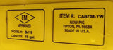 Pig CAB708-YW 18 Gallon Flammable Safety Cabinet Slim Line 23.5" x 18.5" x 44.5"