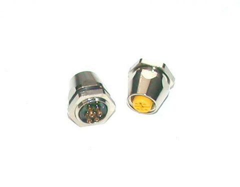 LOT OF 2 NEW TURCK  FK4.4  PANEL MOUNT FEMALE CONNECTORS 4-PIN