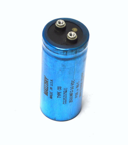 MALLORY TYPE CG CG352U50J1 CAPACITOR 3500 MFD 50 VDC 235-7943E