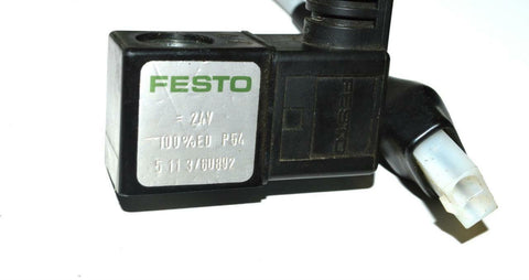 FESTO 5113/60892 SOLENOID COIL 24 VOLT