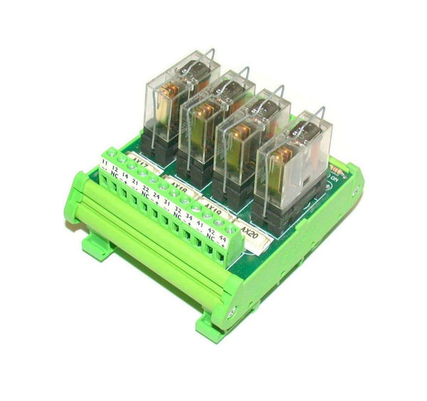 EUROTEK ET-MRZ04/24AC-DC/SC RELAY BREAKOUT CIRCUIT BOARD ASSEMBLY ...