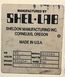 Shel-Lab VWR Scientific 1310 Gravity Convention Oven 120 Volts 750 Watts 1-Phase