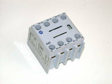 4 ALLEN BRADLEY MOTOR AUX CONTACT BLOCKS MODEL 100F