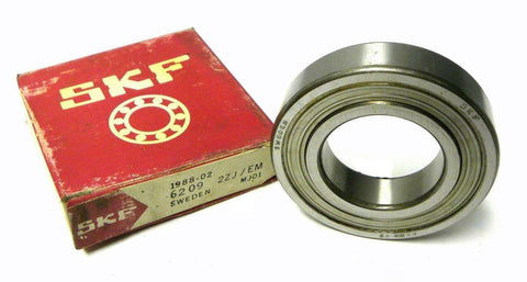 NEW SKF 6209 ZJ/EM SHIELDED BALL BEARING 45 MM X 85 MM X 19 MM (3 AVAILABLE)