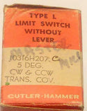 New Cutler Hammer 10316H207  Heavy Duty Limit Switch Type L