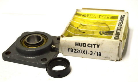 NEW HUB CITY FB220 MOUNTED BEARINGS 1-3/16"