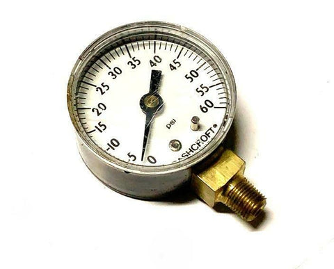 Ashcroft 0-60 PSI Pressure Gauge 1/8