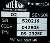 NEW MIL-RAM 09-2325C O2 SENSOR