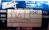 Miller Fluid Power A61 Air Cylinder 1" Stroke 3-1/4" Bore