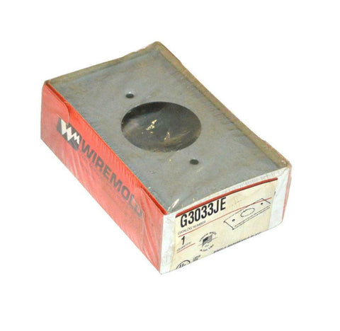 NEW WIREMOLD G3033JE GRAY SINGLE RECEPTACLE PLATE