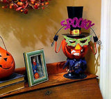 Whimsical Spooky Pumpkin W/LED Candle Halloween Decoration (400 Available)