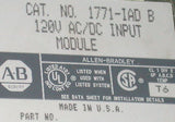 NICE ALLEN BRADLEY 120V AC/DC INPUT MODULE 1771-IAD